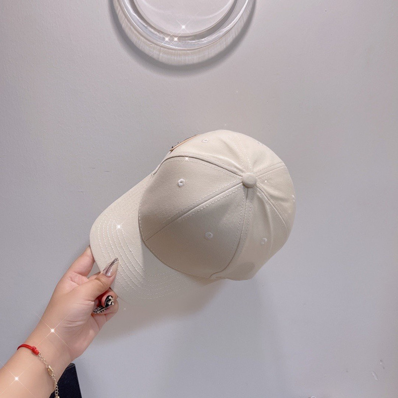 Pra*a nylon baseball cap beige