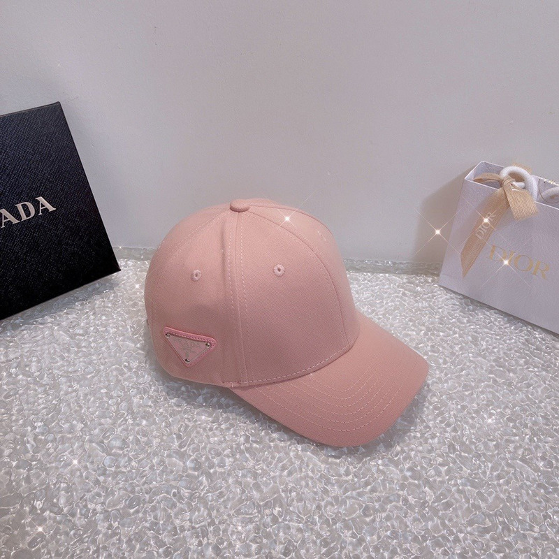 Pra*a nylon baseball cap pink