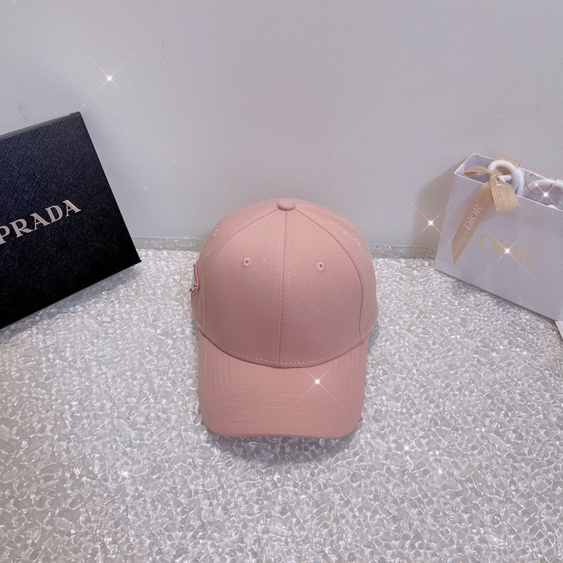 Pra*a nylon baseball cap pink