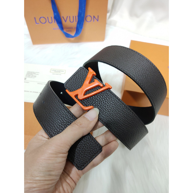 l**is V*t*n black leather orange metal