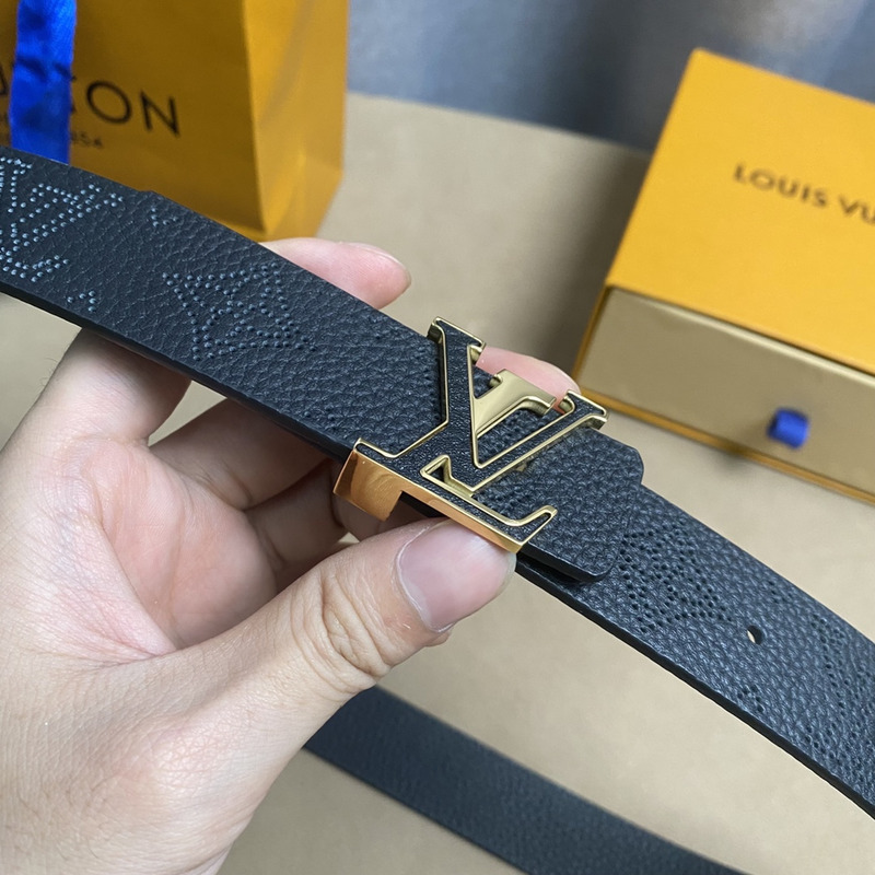 LV SHAPE MNG CLIMBING 40MM REVERSIBLE BELT dark white/pink