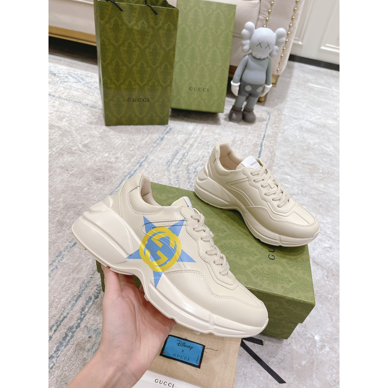 G*u*i star gg sneaker white