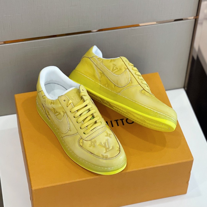 l**is V*t*n x nike af1 low sneaker gold