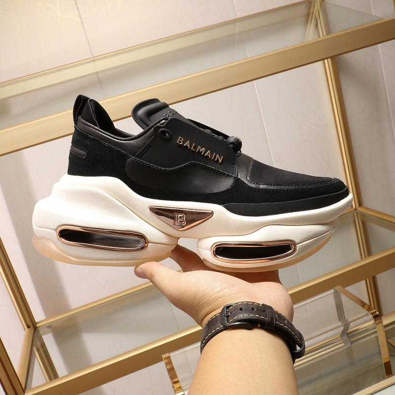 Balmain B-Bold Low-Top Sneaker Black