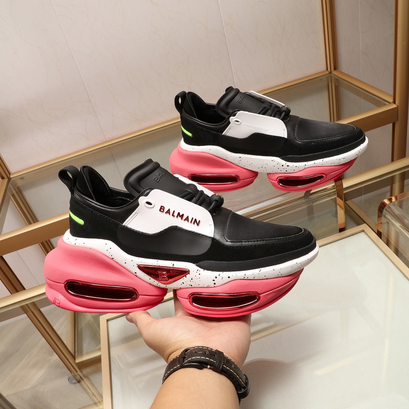 Balmain B-Bold Women Sneaker Black Pink