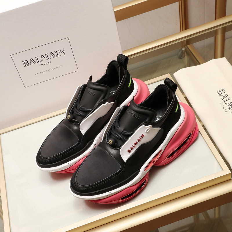 Balmain B-Bold Women Sneaker Black Pink