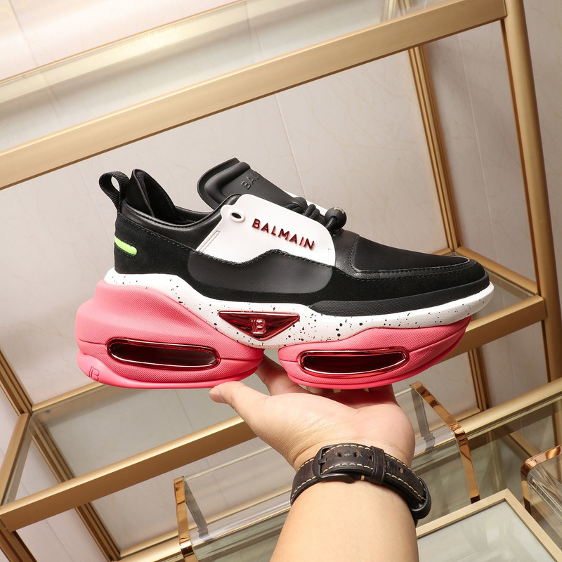 Balmain B-Bold Women Sneaker Black Pink