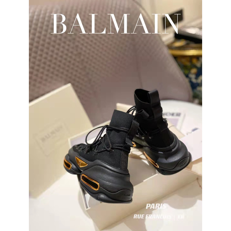 Balmain B-Bold High Sneaker Black