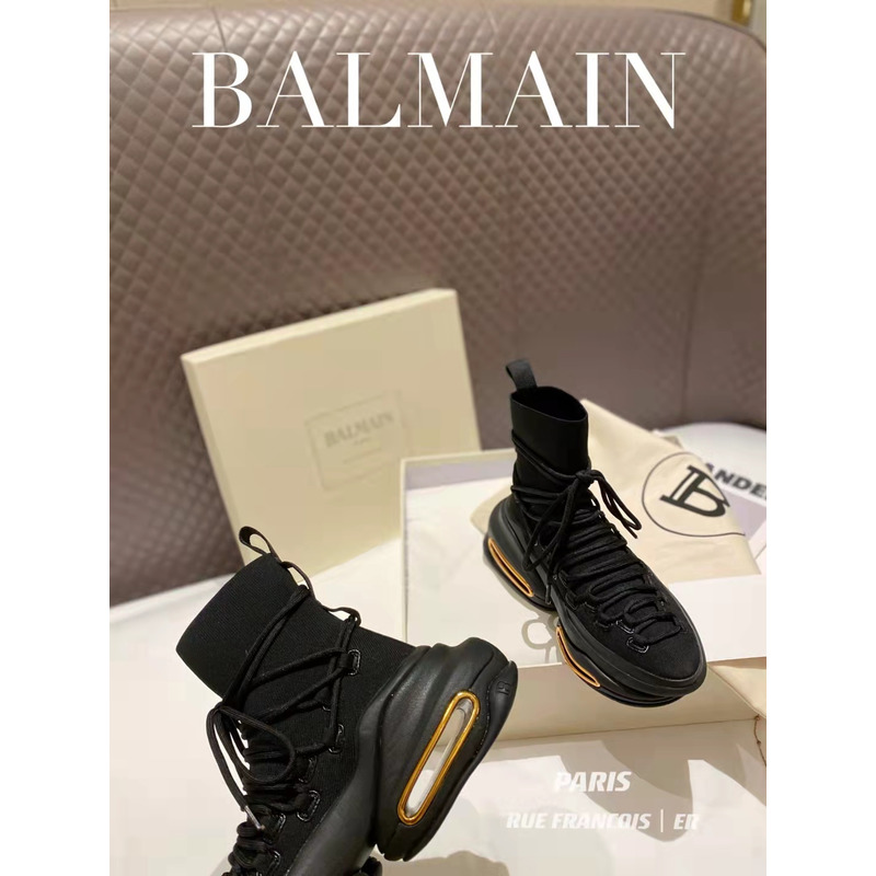 Balmain B-Bold High Sneaker Black