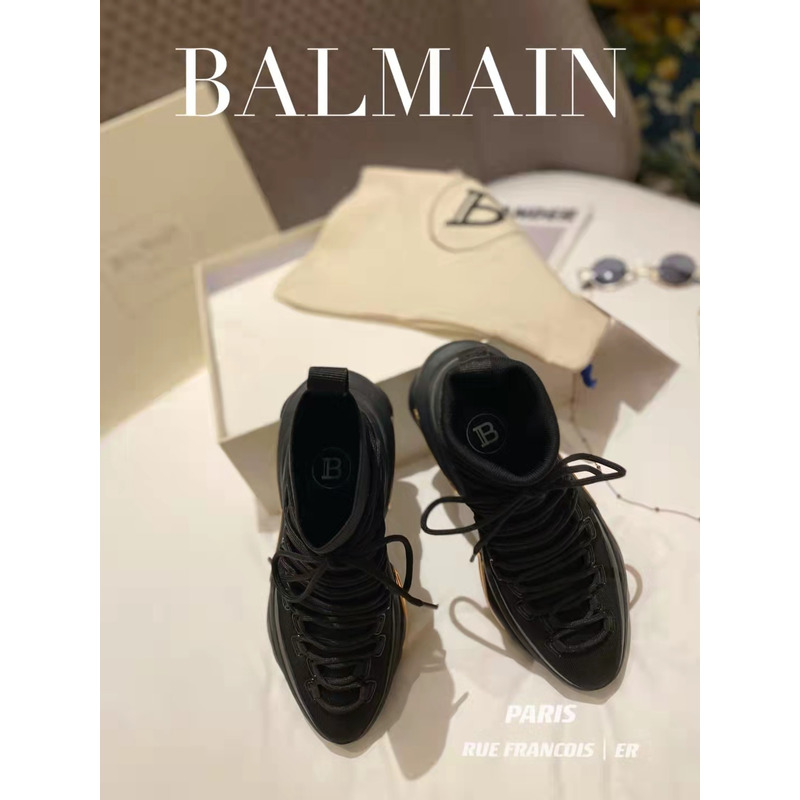 Balmain B-Bold High Sneaker Black