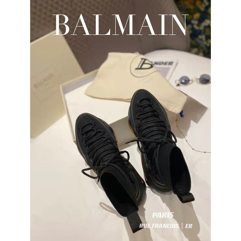 Balmain B-Bold High Sneaker Black