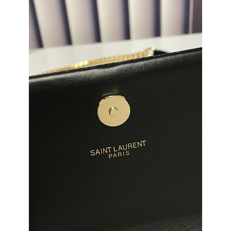 Saint Laurent Monogram Kate Bag Black