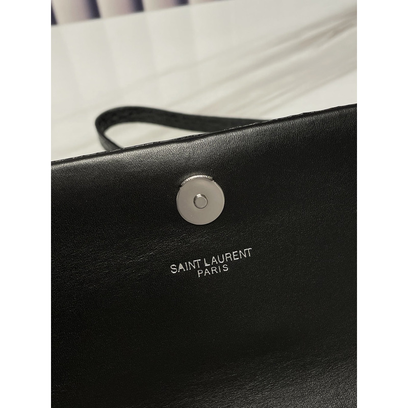 Saint Laurent Monogram Kate Bag Black （Sliver Logo）