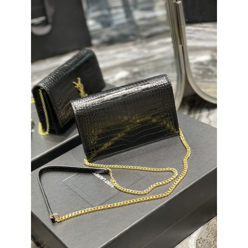 Saint Laurent Monogram Kate Bag Black