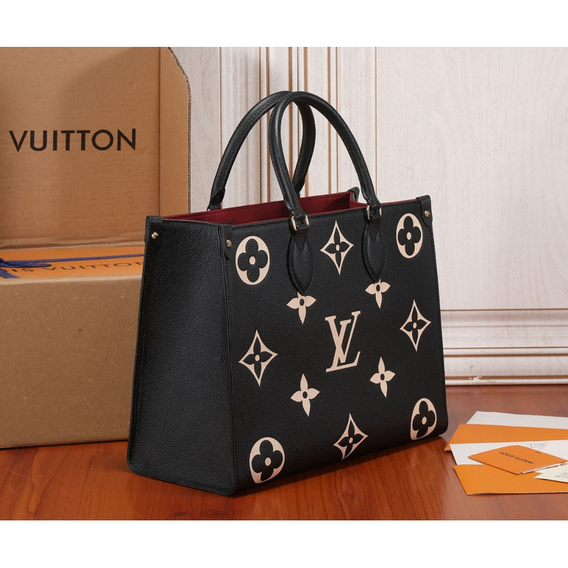 l**is V*t*n onthego tote bicolor monogram empreinte giant pm bag