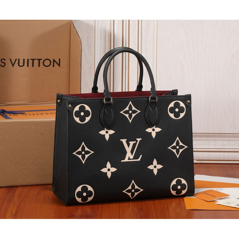 l**is V*t*n onthego tote bicolor monogram empreinte giant pm bag