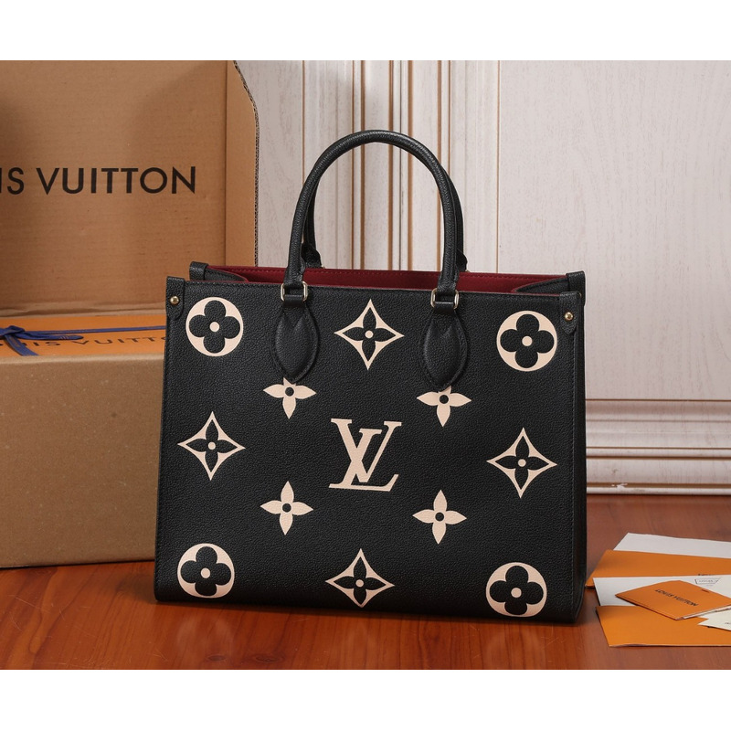 l**is V*t*n onthego tote bicolor monogram empreinte giant pm bag