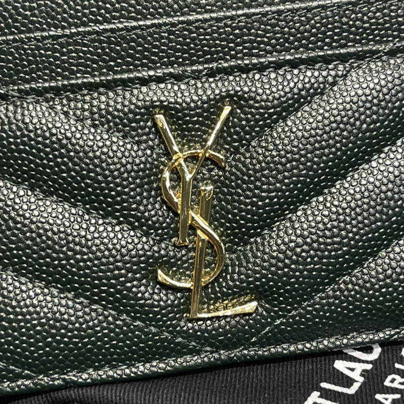 Saint Laurent Monogram Card Hold Green