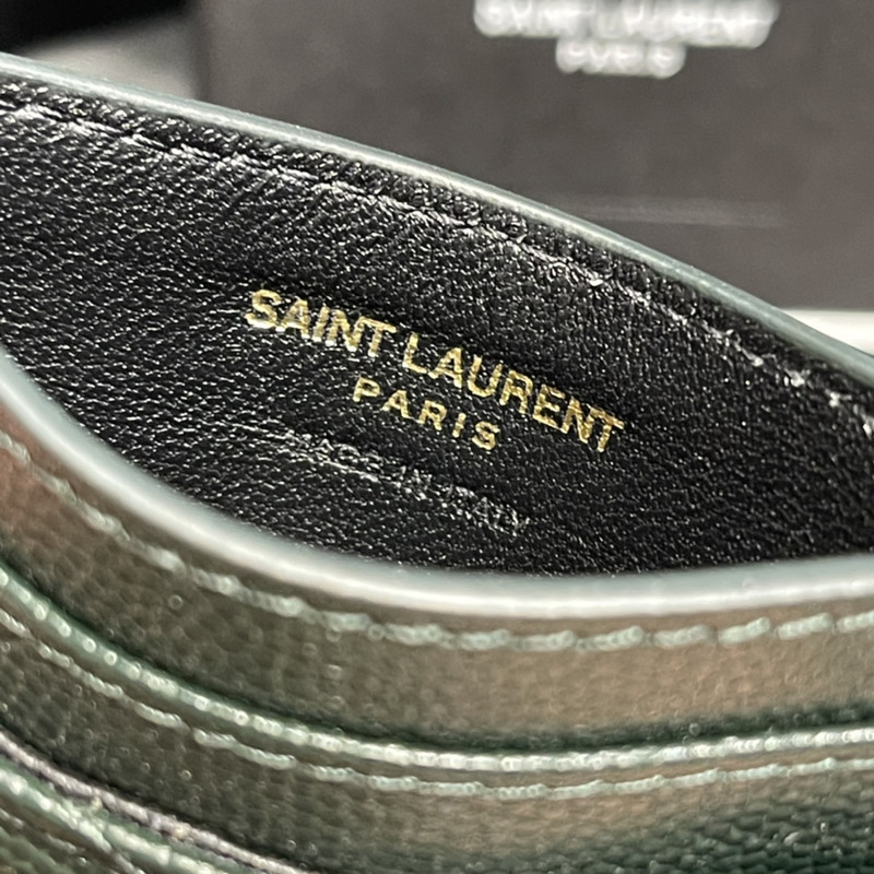 Saint Laurent Monogram Card Hold Green