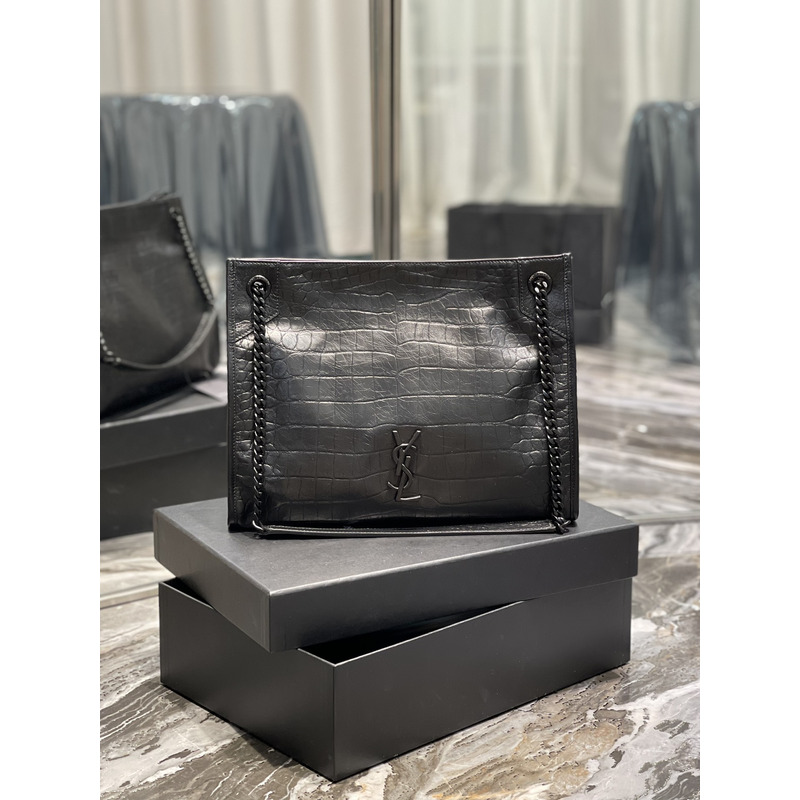 Saint Laurent Niki Medium Shopping Bag Black