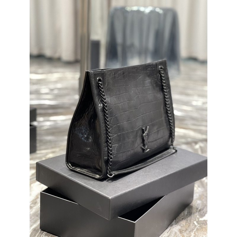 Saint Laurent Niki Medium Shopping Bag Black