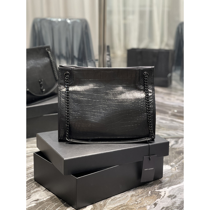 Saint Laurent Niki Medium Shopping Bag Black