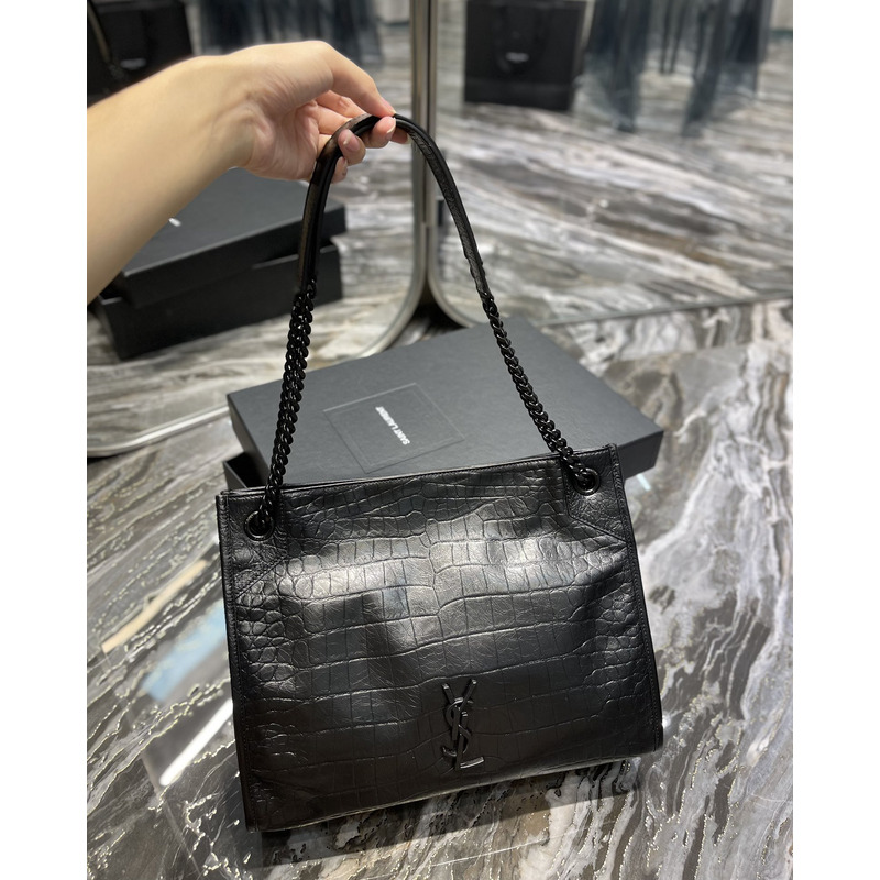 Saint Laurent Niki Medium Shopping Bag Black