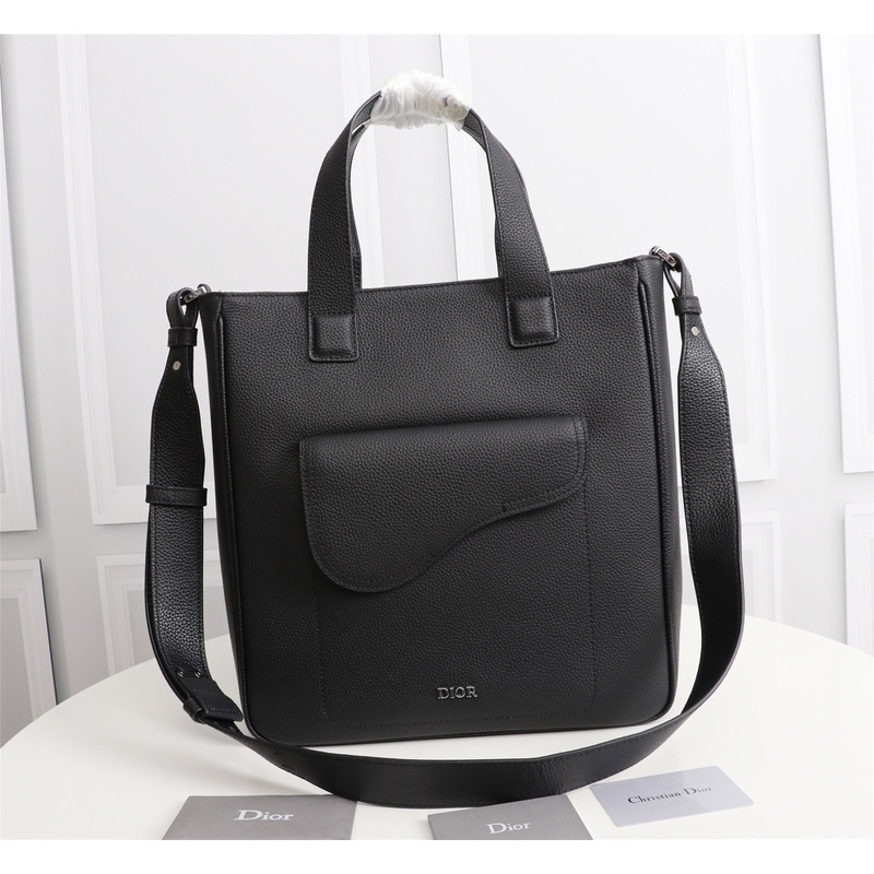 D*or saddletote bag with shoulder strap black