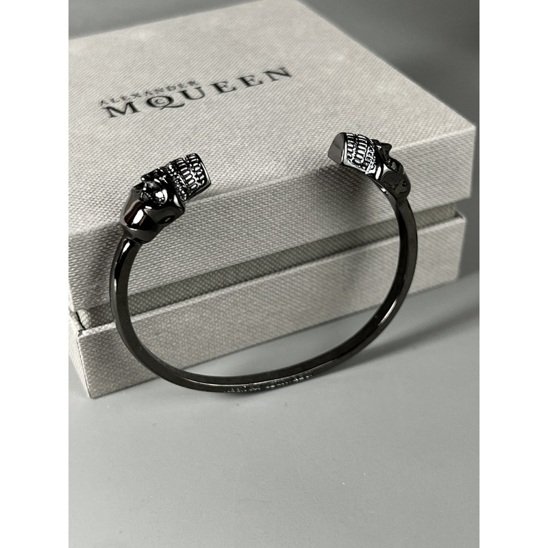 Alexander Mcqueen Skull Bracelet Black