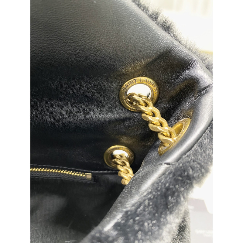 Saint Laurent LOULOU CHAIN BAG IN "Y"-QUILTED SUEDE