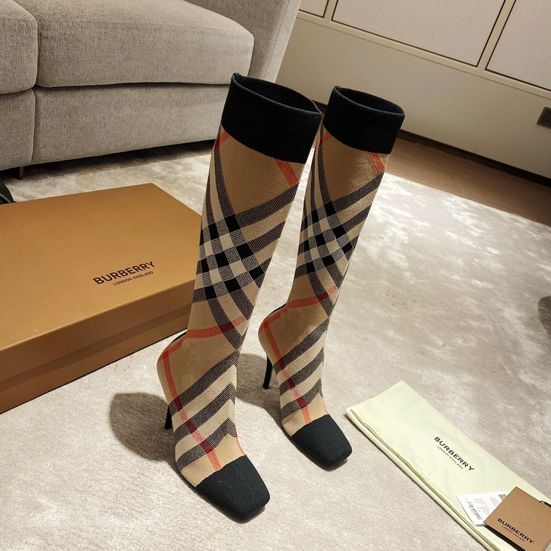 B**rry dolman checked stretch-cotton boots