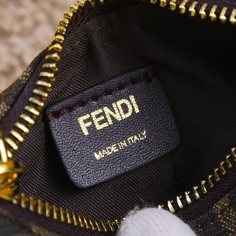 F**di F**digraphy calf leathe hobo bag