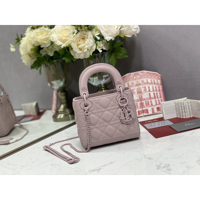 D*or mini lady D*or bag antique pink