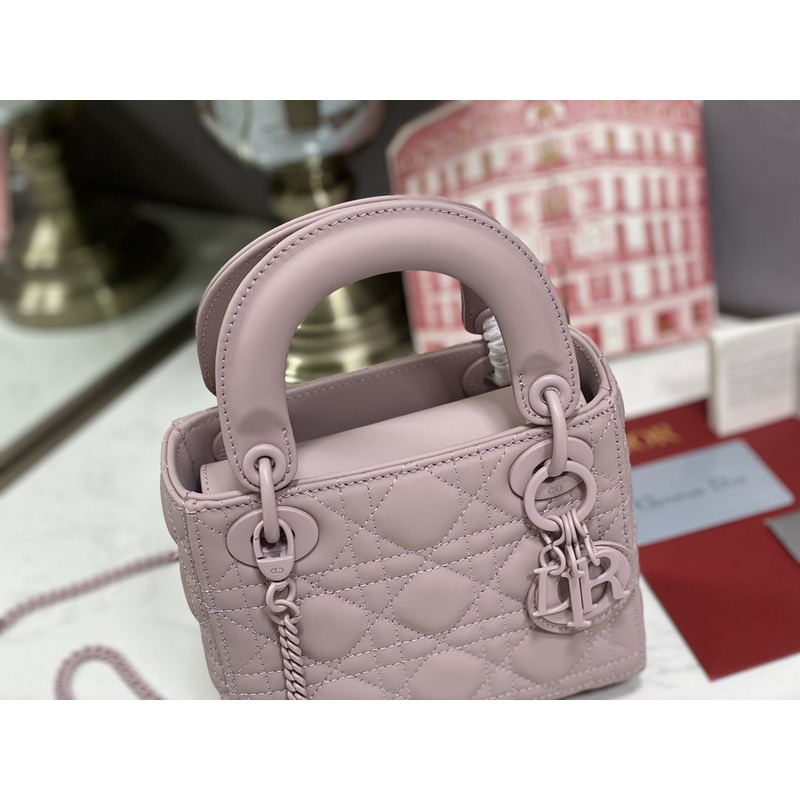 D*or mini lady D*or bag antique pink