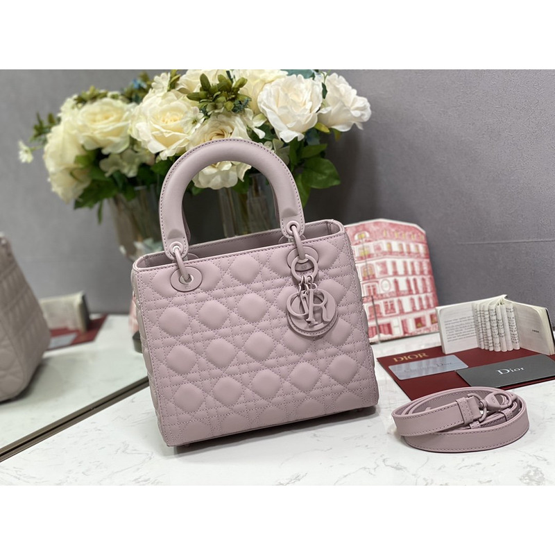 D*or medium lady D*or bag antique pink