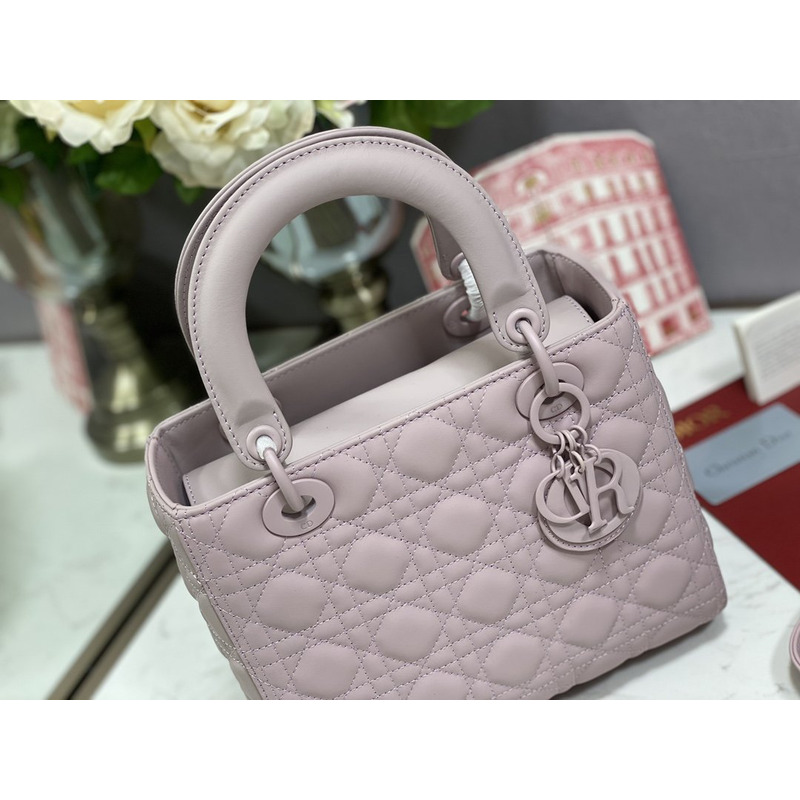 D*or medium lady D*or bag antique pink