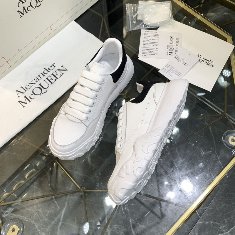 Alexander Mcqueen Women''s Oversized Sneaker in White & Black