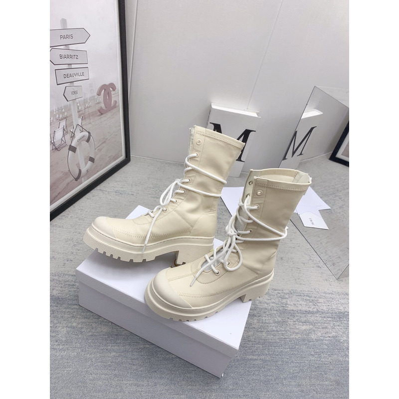 D*or arcade ankle boot white