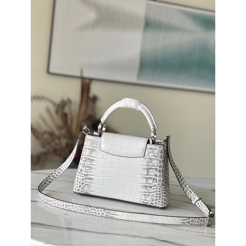 l**is V*t*n shoulder bag capucines bb sahara crocodile