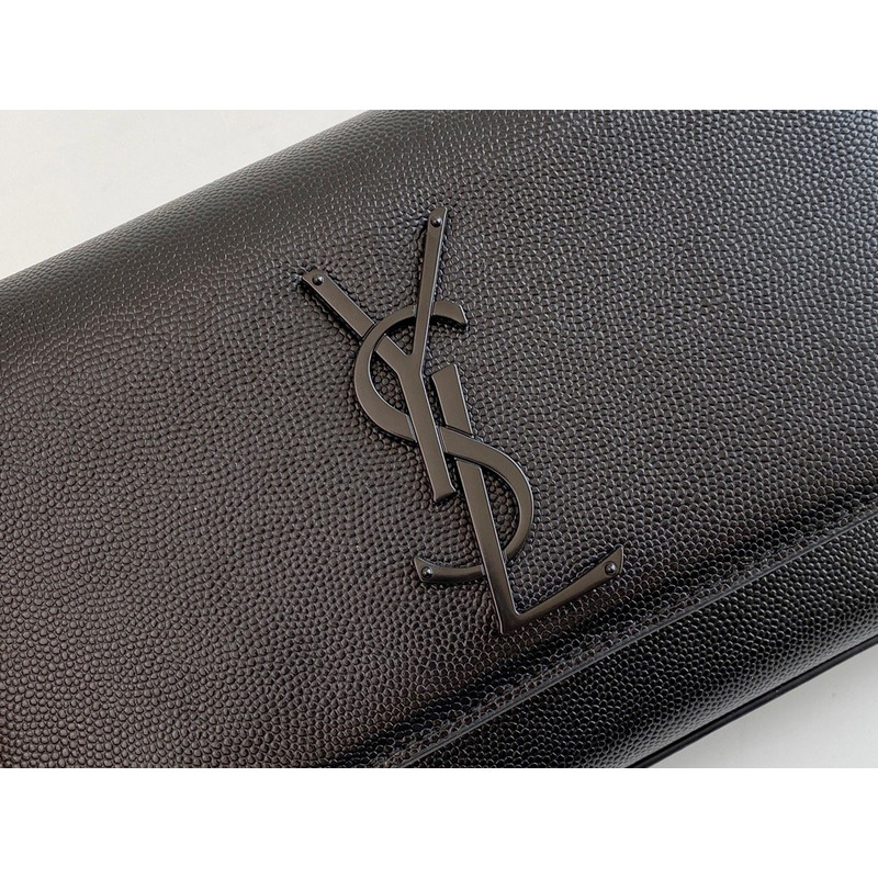 Saint Laurent Kate leather shoulder bag black