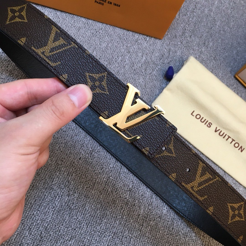 l**is V*t*n monogram 30mm intitials reversible belt