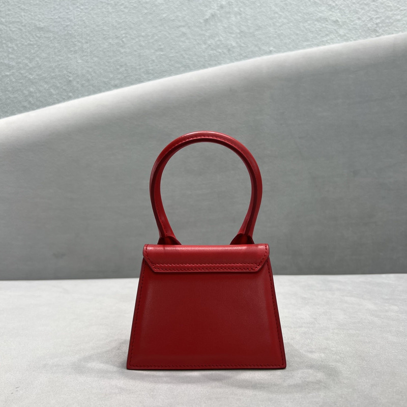 JACQUEMUS Le Chiquito Leather Bag Red