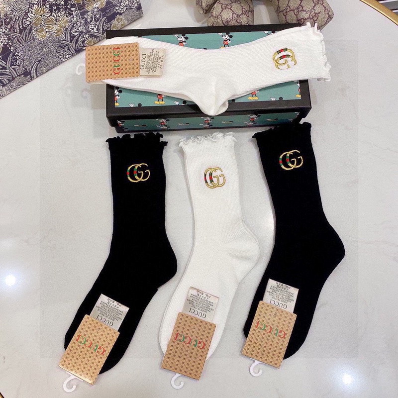 G*u*i x disney cotton crew socks (4-pair)