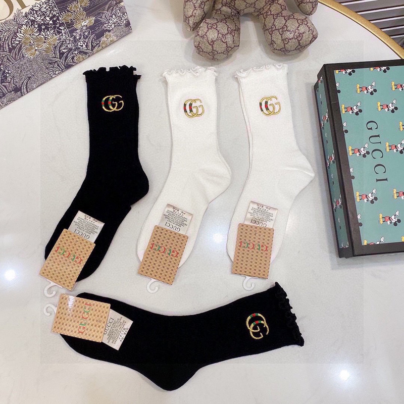 G*u*i x disney cotton crew socks (4-pair)