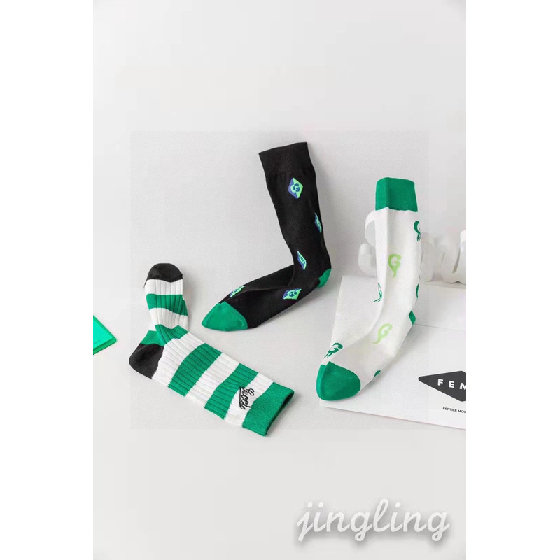 G*u*i gg cotton crew socks (3-pair)