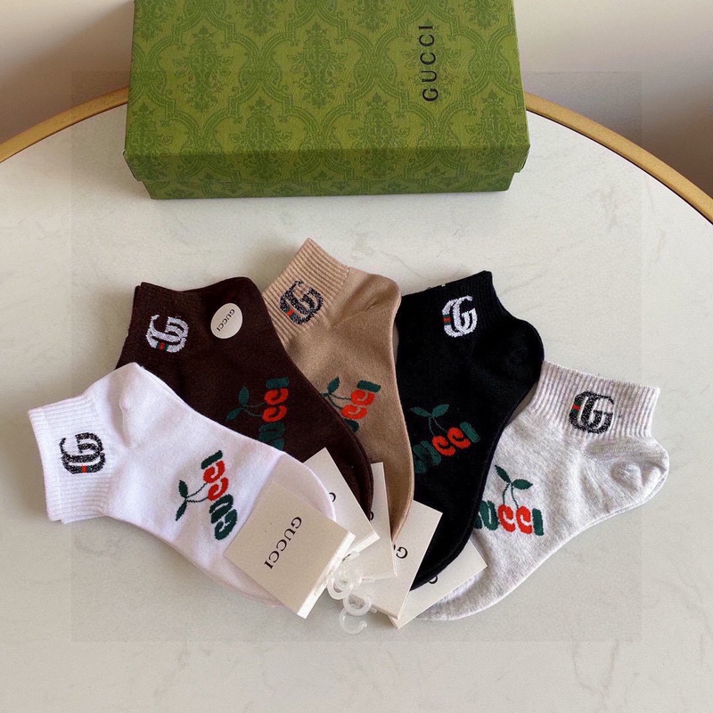 G*u*i gg cotton socks (4-pair)