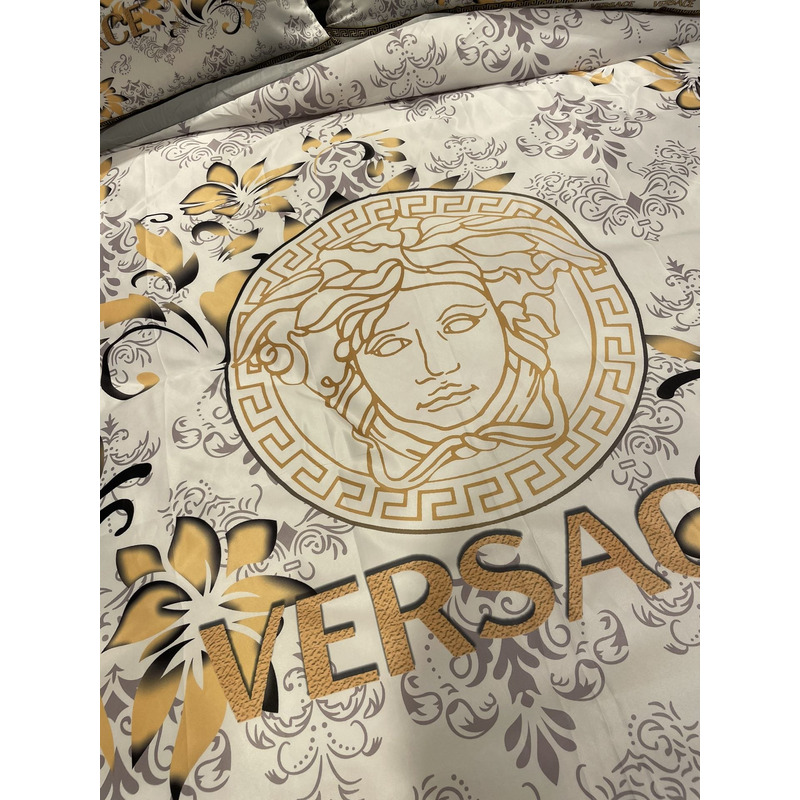 Versace Four Piece Bed Suit Bedding Medusa Logo