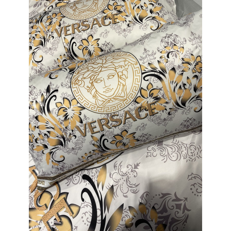 Versace Four Piece Bed Suit Bedding Medusa Logo