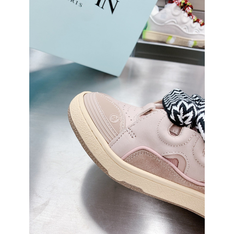 Lanvin x  Gallery Dept.Curb Leather Sneaker Pale Pink