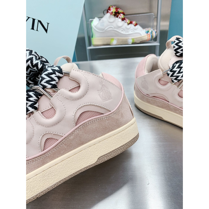 Lanvin x  Gallery Dept.Curb Leather Sneaker Pale Pink